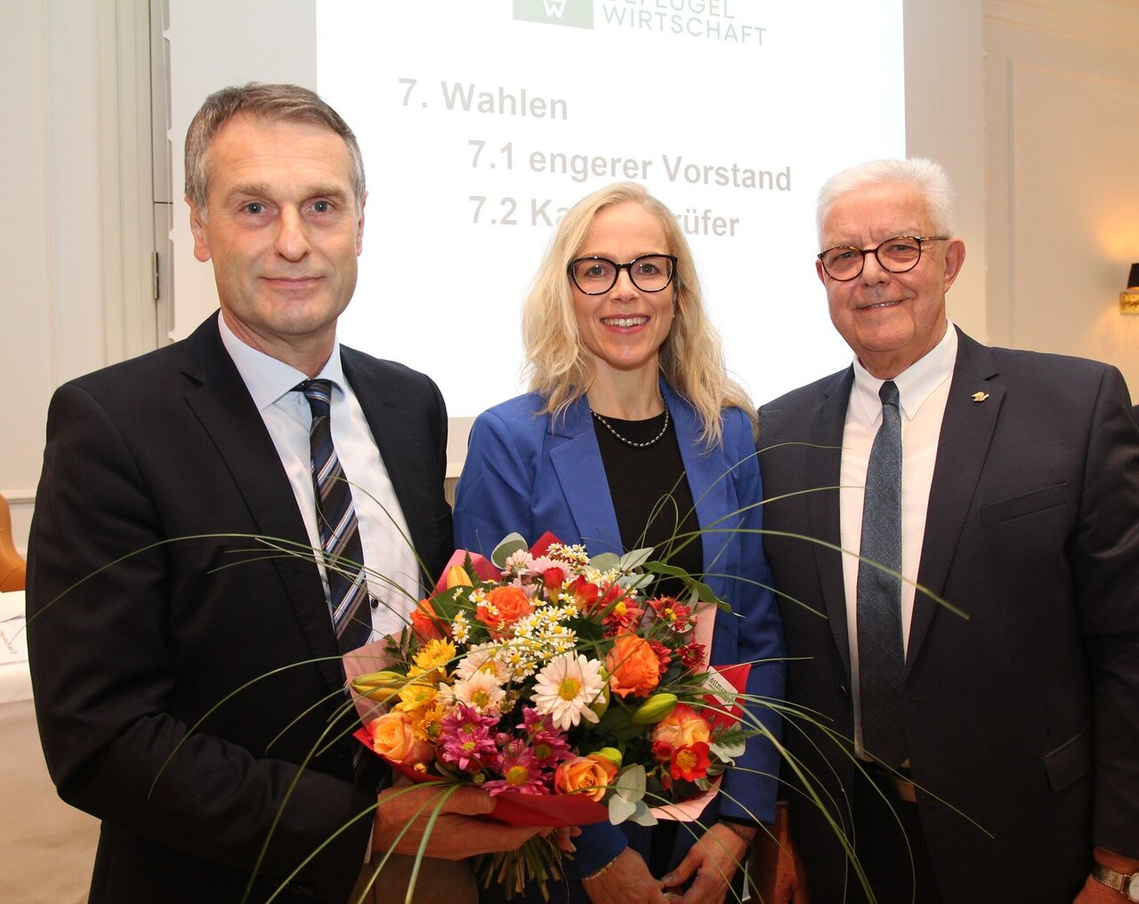 Verabschiedung des langjährigen Vorsitzenden Herrn Friedrich-Otto Ripke, Staatssekretär a.D., Wahl der neuen Vorsitzenden Frau Angela Wegener, Bestätigung des engeren Vorstands Image 6